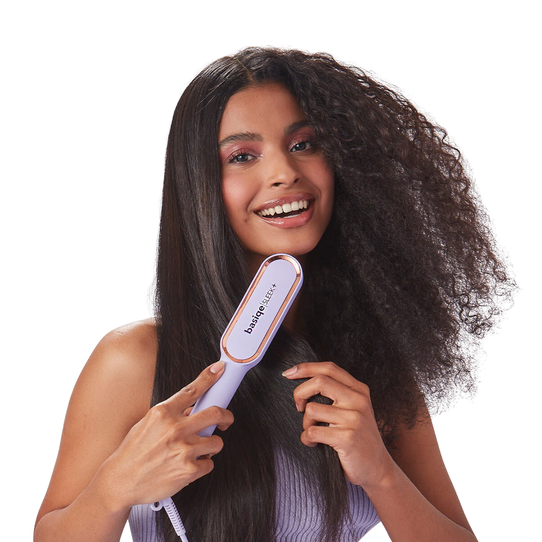 SLEEK PLUS | Escova Alisadora + Clip Finalizador