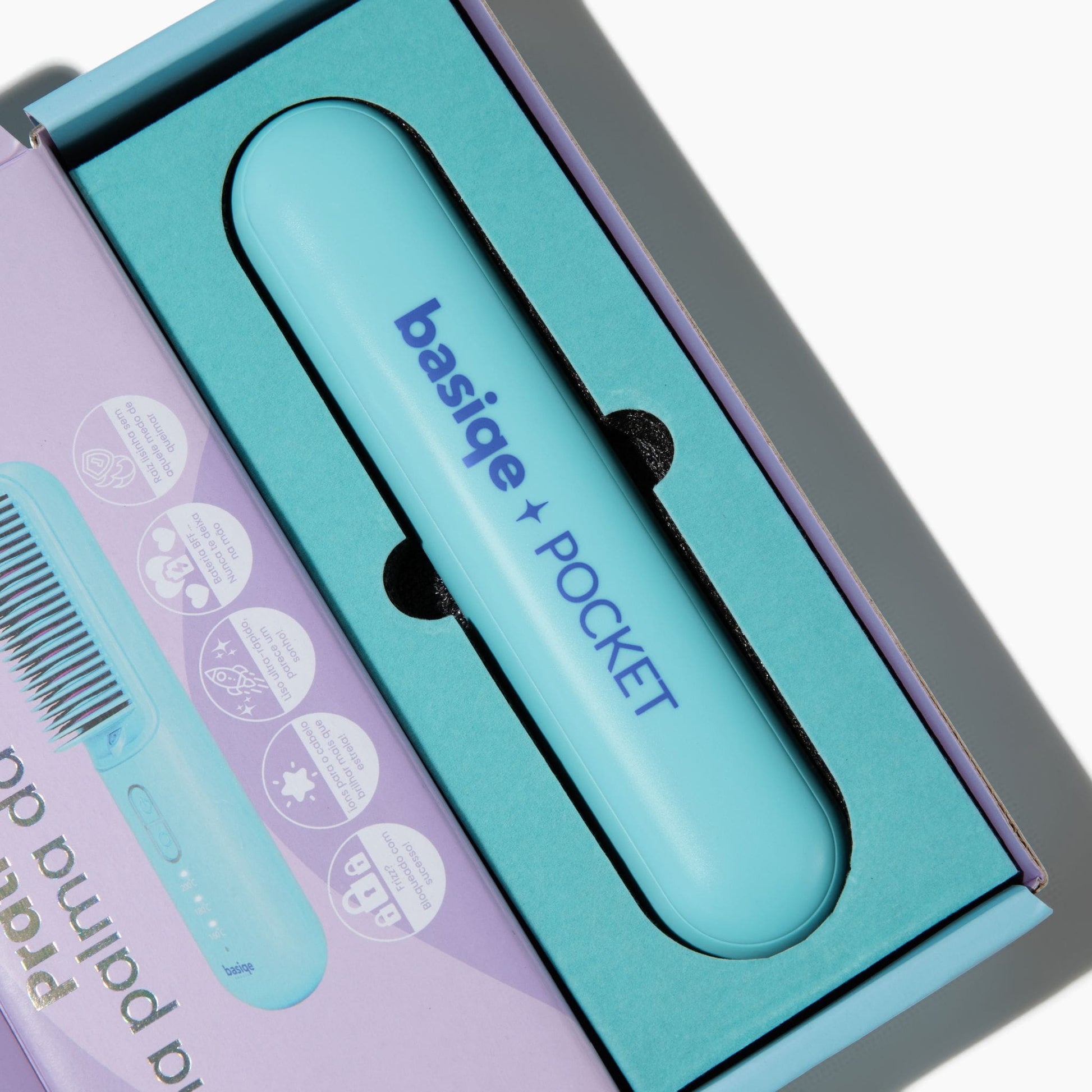 Basiqe Pocket  | Escova Alisadora Portátil